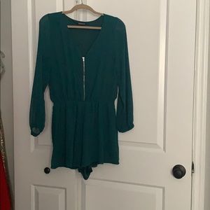 Express green romper